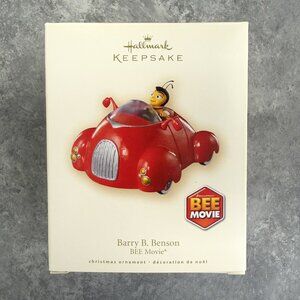 Hallmark Bee Movie Barry B. Benson 2007 Ornament Benson in Red Car NEW